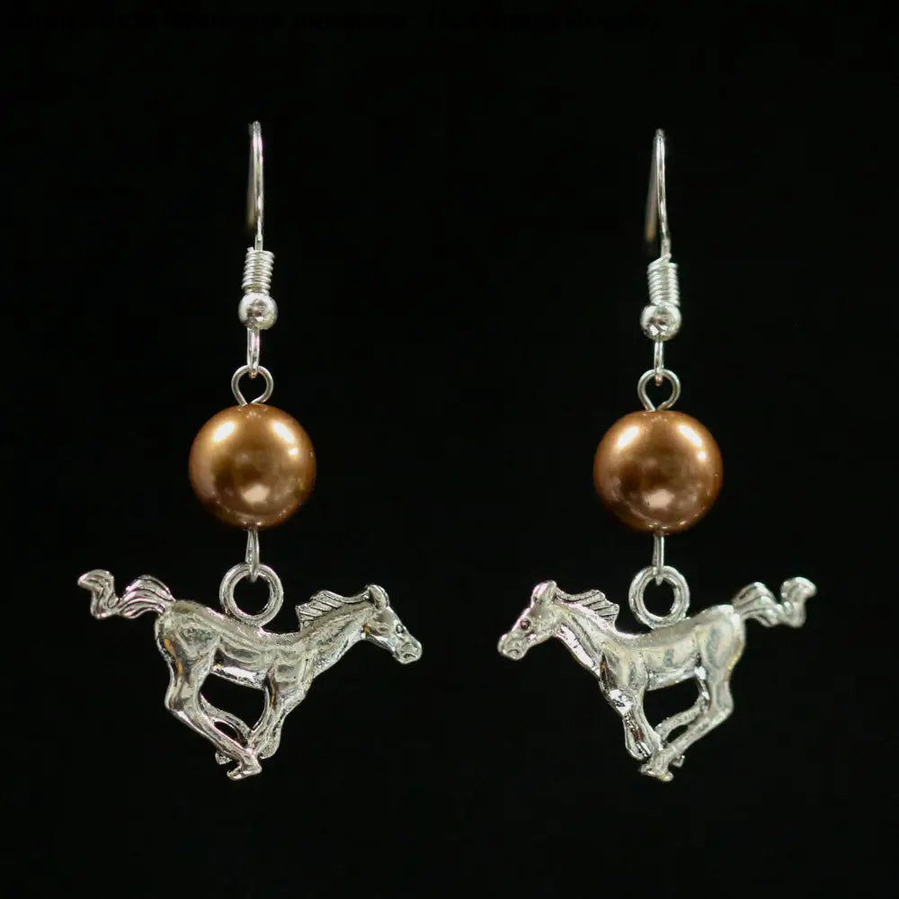 Running Horse Earrings - Posh Finds