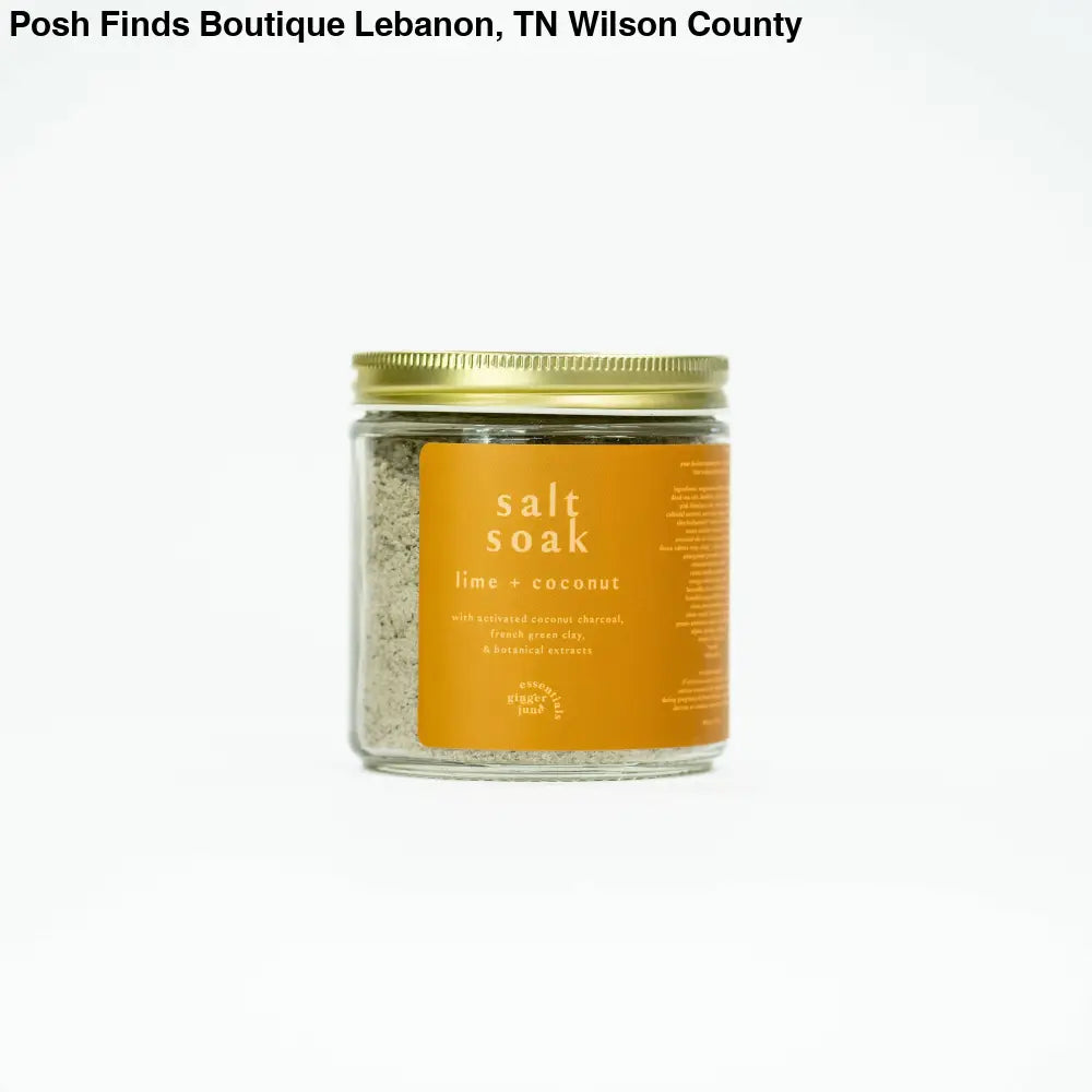 SALT SOAK • COCONUT LIME • 100% natural - Posh Finds