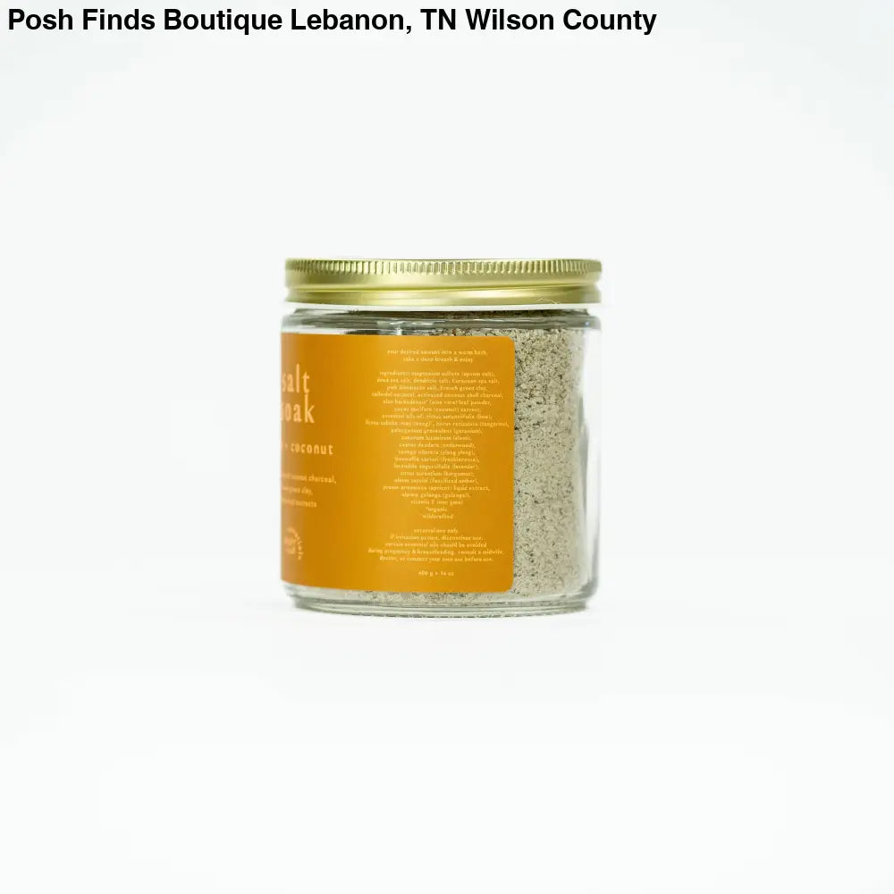 SALT SOAK • COCONUT LIME • 100% natural - Posh Finds