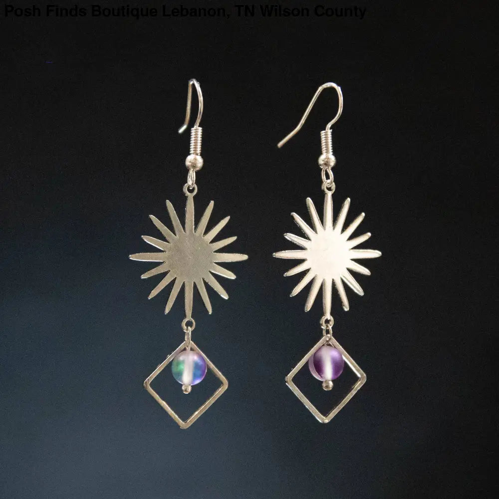Sun Burst Earrings - Posh Finds