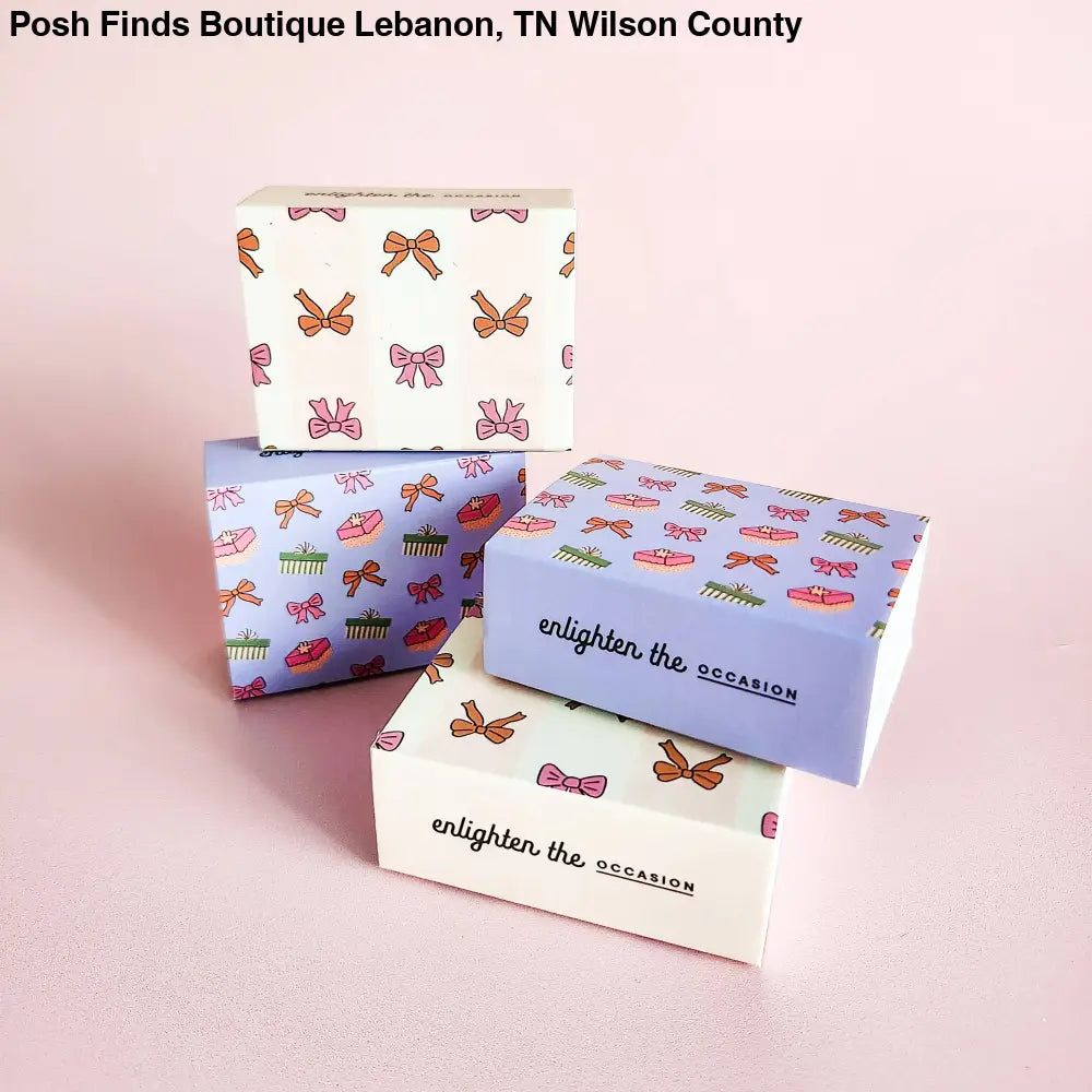 Sweet Bows Matchbox with Colorful Matchsticks - Posh Finds