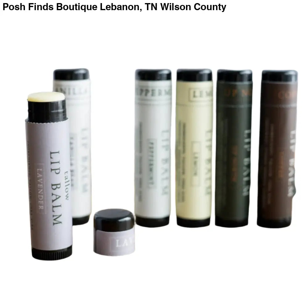 Tallow Lip Balm: Vanilla Bean or Coffee - Posh Finds