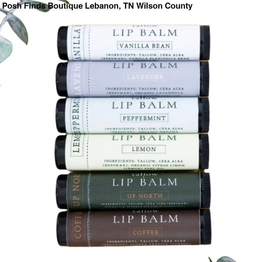 Tallow Lip Balm: Vanilla Bean or Coffee - Posh Finds