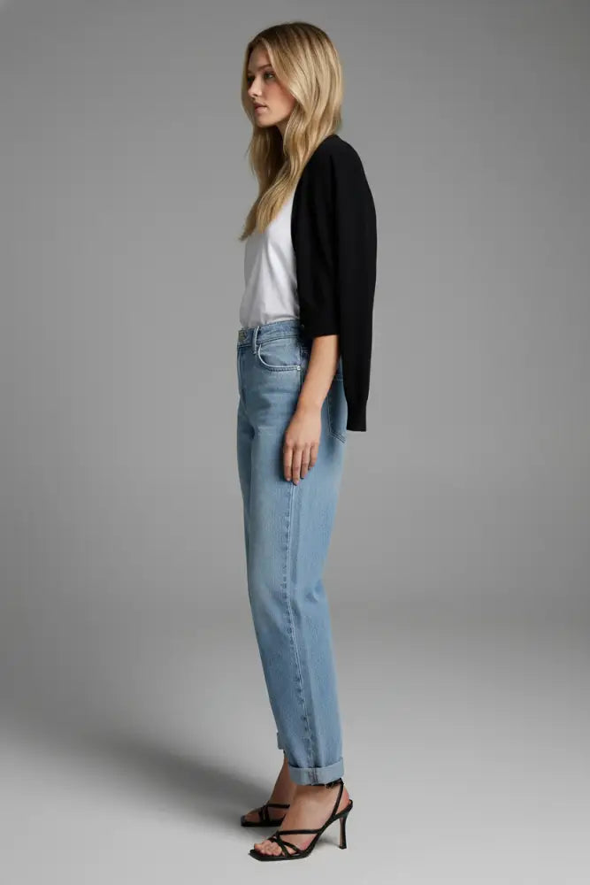 TAPERED MID RISE WIDE BAGGY JEANS: 5 (26) - Posh Finds