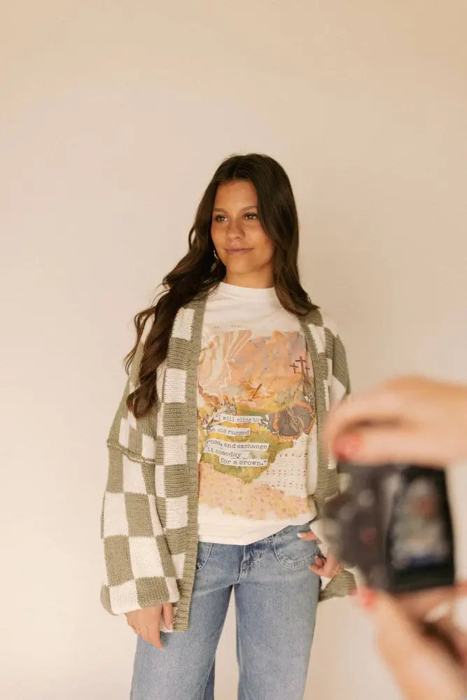 The Old Rugged Cross Easter Graphic: Small / Short Sleeve Tee - Posh Finds