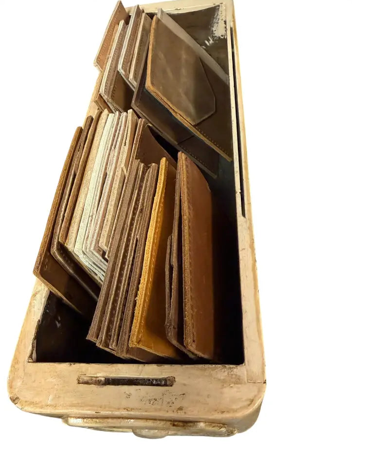 Upcycled Leather Card Holders Wallets - Wallet