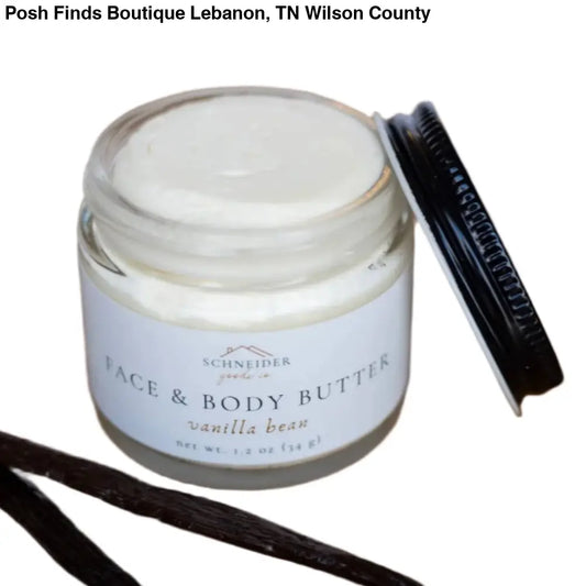 Vanilla Bean Tallow Face & Body Butter: Small (2 oz volume) - Posh Finds