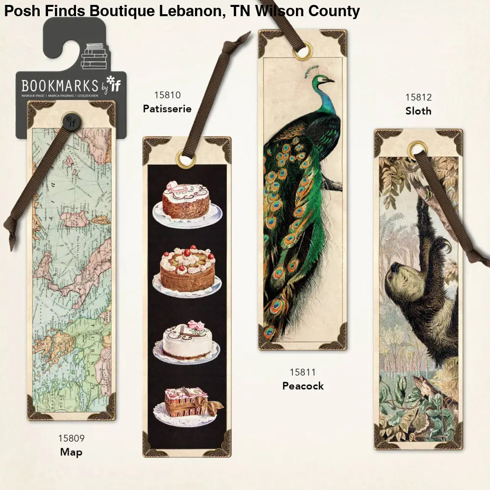 Vintage Bookmarks: Sloth - Posh Finds