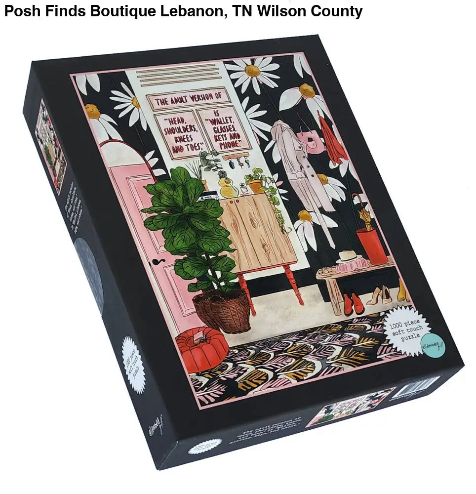Wallet Glasses Keys -1000 piece soft touch Jigsaw Puzzle - Posh Finds