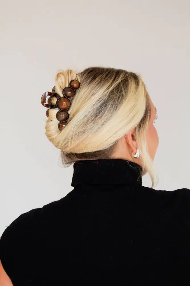 Walnut Claw Clip